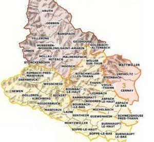 Thann-photo SCOT carte du territoire presentation des communes concernees
