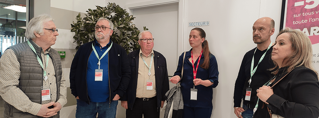 VISITE DE LA SNCF PAR LES ÉLUS DE LA VILLE DE THANN